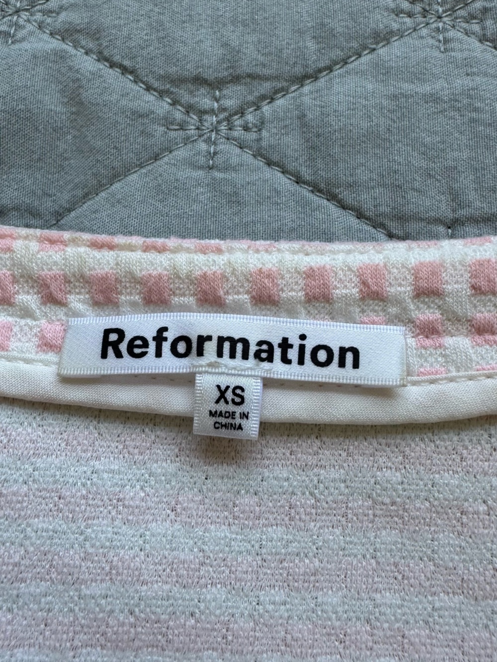 Reformation Pink & White Knit 3-Piece Set - Picture 7 of 7